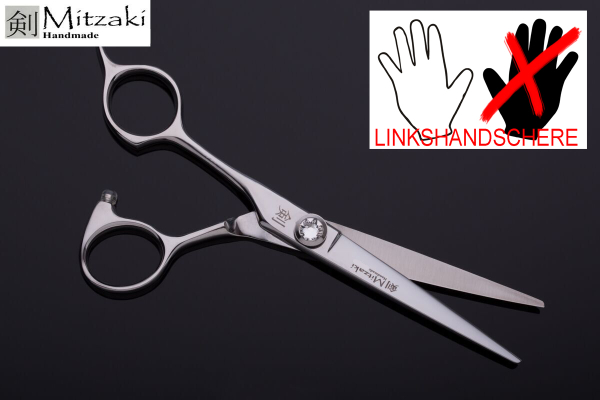 Linkshandschere MITZAKI-Niiyami diamond,in 5.5 ZOLL oder 6.0 ZOLL, HOHLSCHLIFF, für alle Coiffeure die das beste wollen, fester Fingerhaken, Premium - HOHLSCHLIFF